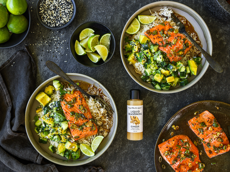 Ginger Soy Rainbow Trout